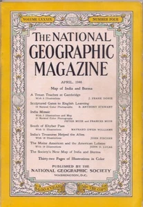 national geographic-APR 1946-INDIA'S TREASURES HELPED THE ALLIES. - Bild 1 von 2
