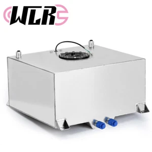 60L Aluminum Alloy Mirror Polished Fuel Cell Tank w/ Sending Unit + Foam Layer - Picture 1 of 11