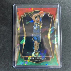 2020-21 Panini Select Cassius Stanley Premier Red White & Green Cracked Ice #199 - Picture 1 of 2