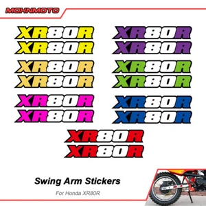 For 1985-2004 Honda XR80R Motorcycle Swing Arm Decal Sticker Graphics Kit 2pcs - Foto 1 di 16