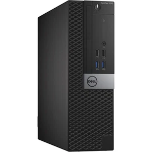 Dell 3040 PC Desktop-Computer i7 RAM 8 SSD 240 HDD 500 W10 Office (Aufbereitet) - Bild 1 von 10