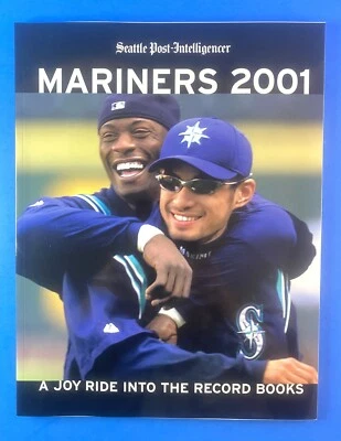 2001 SEATTLE MARINERS Book "A Joy Ride Into The Record Books" ICHIRO SUZUKI  NEW - Image 1 of 4
