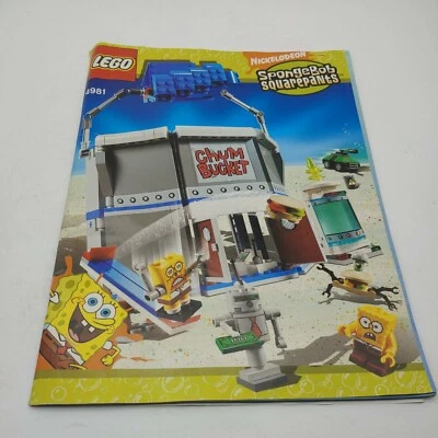 LEGO SpongeBob SquarePants 4981 ***Instructions Manual Only*** - Image 1 of 3