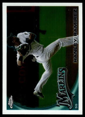 2010 Topps Chrome #153 Hanley Ramirez Florida Marlins - Image 1 of 2