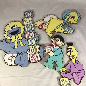 Juego de 3 galletas de pájaro grande Bert Ernie Big Bird decoración bebés Muppet calle sésamo - Imagen 1 de 11