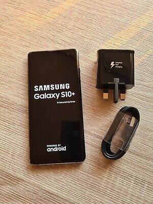 Samsung Galaxy S10 + Plus SM-G975F / DS Duos 128GB - Prism Black ( UNLOCKED )>