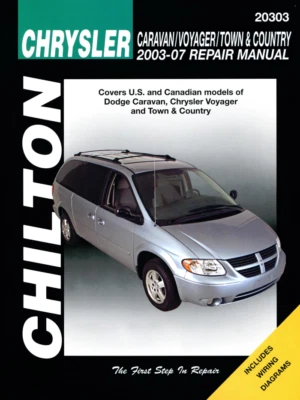 Manuale officina Dodge Caravan Chrysler Voyager Town Country 2003-2007 Chilton - Immagine 1 di 4
