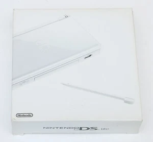 Nintendo DS Lite NDSL Cristal Blanco USG-001 Para Taiwán Solo Lanzamiento - Sin Batería - Imagen 1 de 10