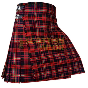 Falda escocesa hecha a mano tradicional escocesa Cameron Tartan y faldas escocesas tamaño personalizado - Imagen 1 de 7