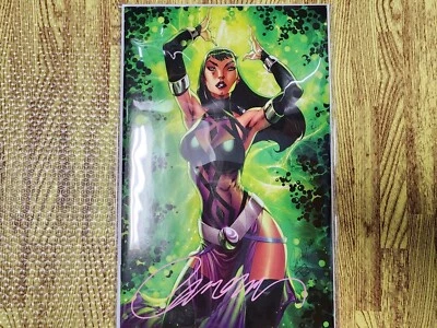 Eternals #1 2021 J Scott Campbell Virgin 1:500 variante de incentivo B certificado de autenticidad firmado Foto 1 de 4