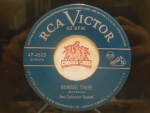 Red Callender Sextet – Number Three / Cravin' Company, 45 RPM VG (26I) - Picture 1 of 2