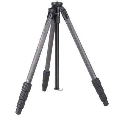 Slik PRO CF-634 4-Section Carbon Fiber Tripod, 62.6" Max Height, Black - Image 1 of 4