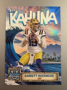 Garrett Nussmeier 2024 Bowman Chrome BIG KAHUNA REFRACTOR CASE HIT Rookie Card! - Picture 1 of 2