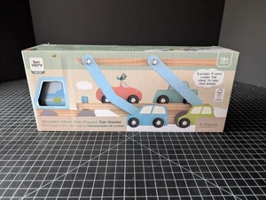 Bee Happy Madera Transportador Coche Juego 6 Piezas Nuevo - Imagen 1 de 6
