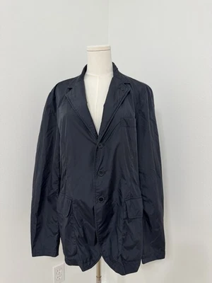 Aspesi Single Breasted Polyester/Nylon  Casuals Unlined Blazer Jacket Sz S Navy - Image 1 of 4