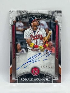 Ronald Acuña Jr. 2022 Colección Museo Topps Archivo Autógrafo /125 #AA-RAJ SP - Imagen 1 de 2
