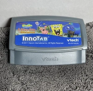 Vtech InnoTab Learning Game SpongeBob SquarePants A Busy Day in Bikini Bottom - Picture 1 of 3