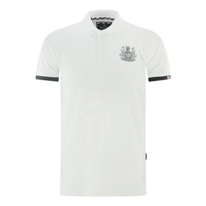 Polo blanco con cuello de marca Aquascutum - Imagen 1 de 3