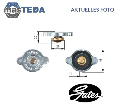RC124 KÜHLMITTEL AUSGLEICHSBEHÄLTER DECKEL GATES FÜR EUNOS 500 2.0 CA12 105KW - Image 1 of 4