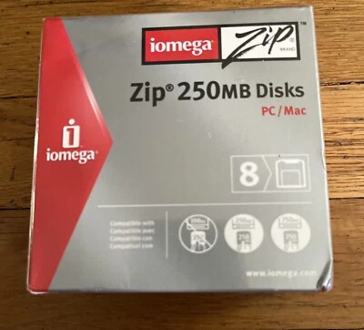IOMEGA Zip 250MB 软盘/密封 — 第 1/4 张图片