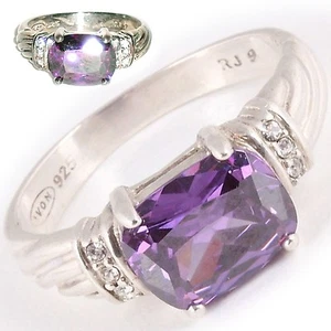 Heirloom Quality Sterling Amethyst Rings - Avon R.J. GRAZIANO Designer .925 - Picture 1 of 15