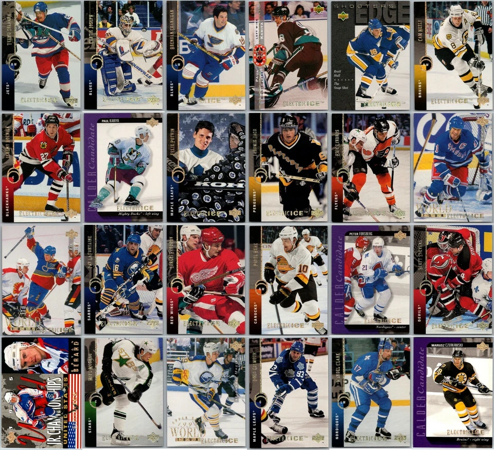 1994-95 UPPER DECK ELECTRIC ICE PARALLEL CARDS - U PICK - FINISH SET - Rare Mint - Image 1 of 1