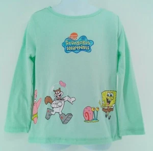 Nickelodeon Spongebob Squarepants Girls T-Shirt S 6/6X Sandy Matching Mask - Picture 1 of 5