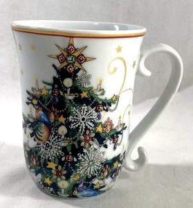 Christmas Tree 2012 Williams Sonoma Mug Colorful Curved Handle - Picture 1 of 9