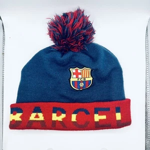 Cappello ufficiale FC Barcelona Beanie Skull Cap neve sci snowboard ottimo usato - Foto 1 di 14