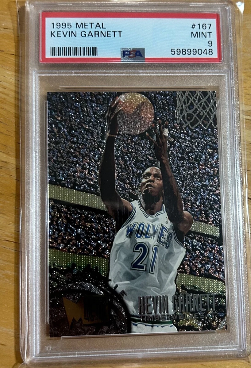 Kevin Garnett Basketball Grade 9 1995-96 Season Sports Trading