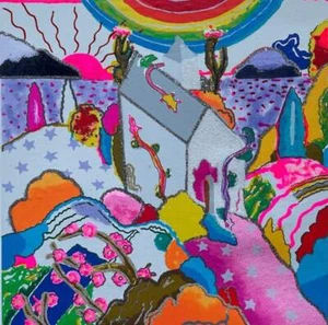 Landschaft in Rosa | Luca Alinari Siebdruck auf Papier Ed. Limitiert 40x40 Pop Art - Bild 1 von 1