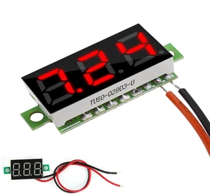 Mini Digital LED Voltmeter DC 2.5-32V Red Display 3-Wire Voltage Tester - Bild 1 von 6