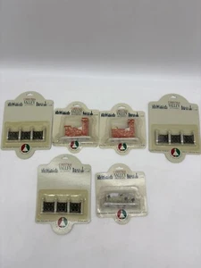 6 Sealed Christmas Valley Village Accessories Fence Stone Wall Brick Entrance - Picture 1 of 14