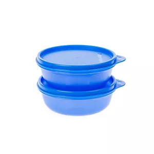 Tupperware kleine Hitparade Behälter Schüssel Set 2x 300 ml blau - Bild 1 von 1