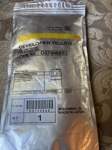 Genuine Ricoh Pro C751EX C751 C651EX D074-9680 D0749680 Yellow Developer - Picture 1 of 1