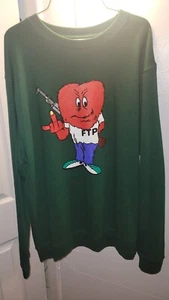 FTP - Fuckthepopulation Gossamer Sweatshirt - Green - Men's Large - Picture 1 of 4