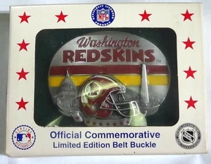 Vintage Washington Redskins COMMEMORATIVE LIMITED EDITION Gürtelschnalle - Bild 1 von 6