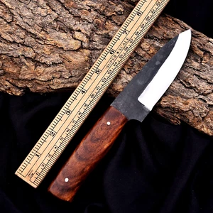 Carbon Steel Fixed Blade Skinning Knife Full Tang Hunting Knife Survival 2922 - Picture 1 of 5
