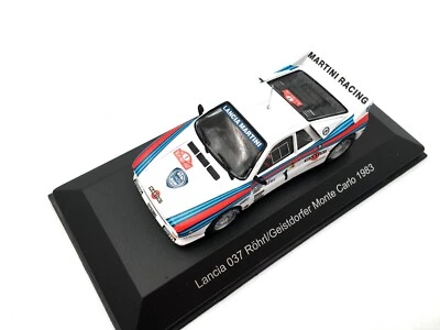 1:43 ModelCarWorld - White Box-Lancia 037 (Röhrl / Geistdorfer)–Monte Carlo 1983 - Bild 1 von 4