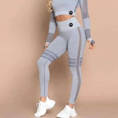 High waisted seamless gym leggings - image 1 of 3