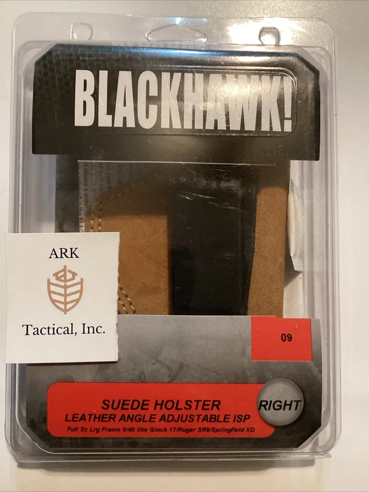 Blackhawk Suede Angle Adjustable ISP Holster Glock 17 Right Handed 421809bn-r