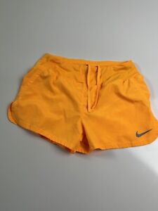 Nike Dri Fit Running Shorts Perforated Inner Brief Melon Orange Women’s Small