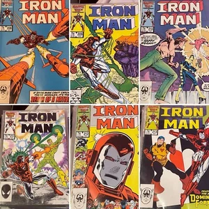 6 Stück Iron Man #208 - 213 (1986 Marvel) 2 Schlüssel - Bild 1 von 7