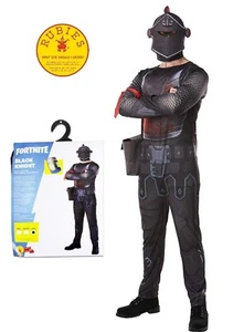 Ritter Schwarz Von Fortnite Kostüm Karneval Offiziel Black Knight Rubie's - Bild 1 von 4