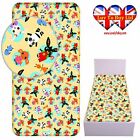 Official Licensed Characters Fitted Sheet Single Bed %100 Cotton(200x90x25cm)