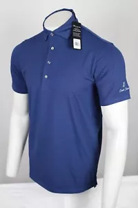 Greyson Saranac Polo Short Sleeve Desert Island Golf Logo Mongoose MFA22K07 - Picture 1 of 3