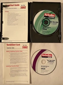 2002 Intuit TurboTax Premier Home & Business for Federal & State of California - Photo 1/3