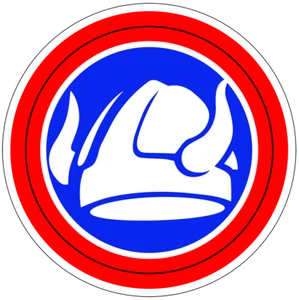 47th Infantry Division Patch Viking U.S. Army Military vinyl decal for car, - Picture 1 of 1