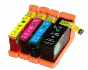 LEXMARK LM100 XL LM100XL LM100XLBK Compatible Ink Cartridges B C M Y UK SELLER - Picture 1 of 1