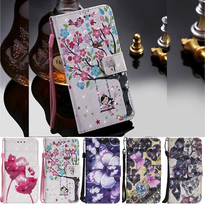 Fr LG Stylo 5 V50 G8 ThinQ Flip Pattern Magnetic Leather Wallet Stand Case Cover - Image 1 of 4